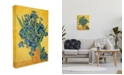 Stupell Industries Van Gogh Irises Post Impressionist Painting Stretched Canvas Wall Art, 16" x 20"